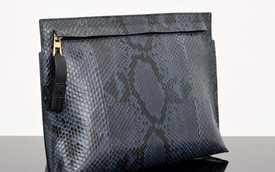 Loewe Large Snakeskin Pouch