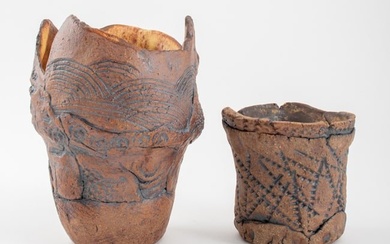 Louis Mendez Studio Art Pottery Vases, 2