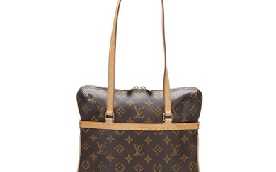 Louis Vuitton Monogram Cousin GM Shoulder Bag M51141 Brown PVC Leather Ladies LOUIS VUITTON