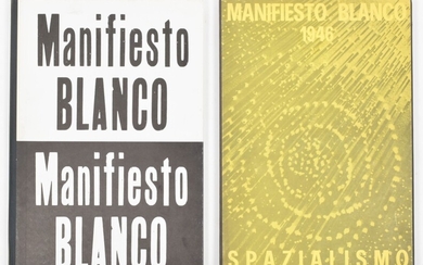 Lucio Fontana, Manifiesto Blanco 1946. Spazialismo.