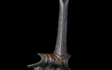 Luristan Bronze Exceptional Pickaxe Head