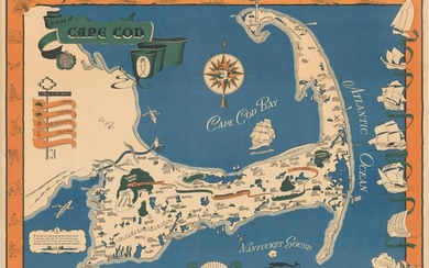 MAP, Cape Cod, Massachusetts, Paige