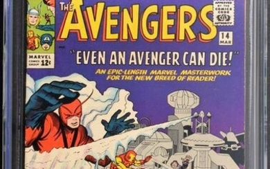 Marvel Comics THE AVENGERS #14, CGC 6.5