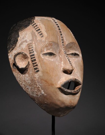 Mask (1) - Wood, Clay - Idoma - Nigeria