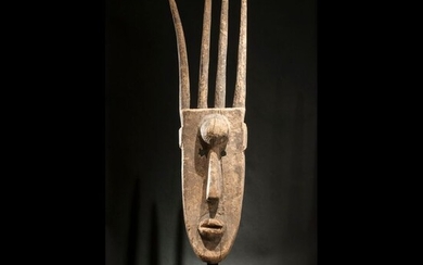 Mask - Wood - Ntomo - Publié - Bambara - Mali