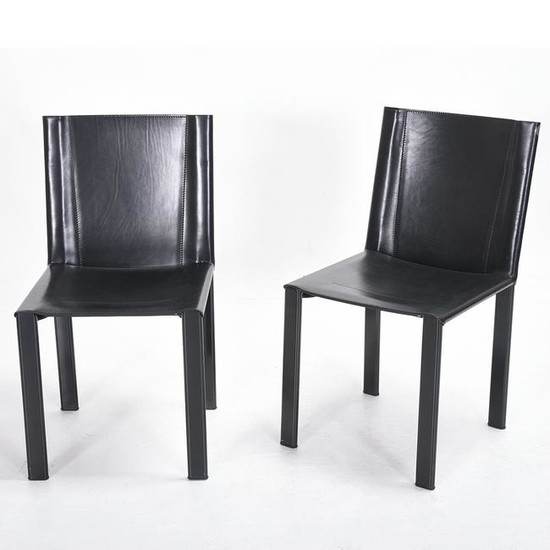 Mateo Grassi Set of Six 'Coral' Dining Chairs.