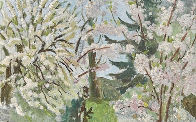 Maurice DENIS 1870 - 1943 Paysage de printemps - Circa 1935