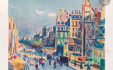 Maximilien Luce (1858-1941) La Rue Réaumur...