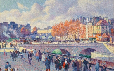 Maximilien Luce La Seine au Pont Saint-Michel