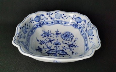 Meissen - Bowl - rare item - Hand painted blue onion - bowl - 1. Wahl