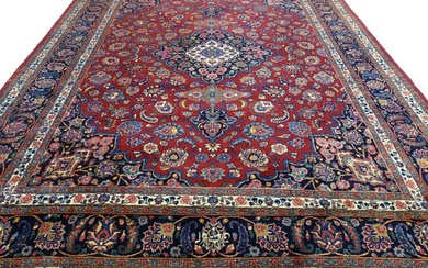 Meshed - Cleaned - Rug - 390 cm - 303 cm