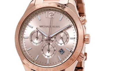 Michael Kors Oversized Layton Pale Rose Gold-Tone Watch Rose Gold One