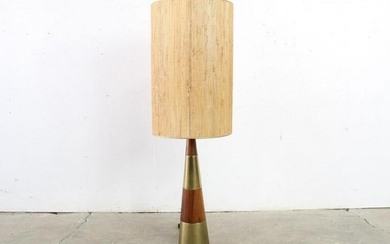 Mid-Century Modern Tony Paul Westwood Brass Walnut Lamp