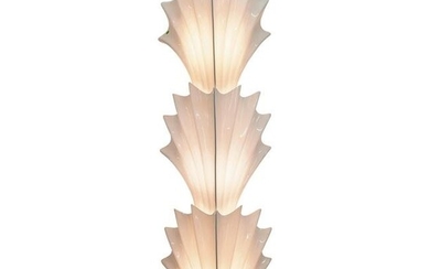 Mid-Century Rougier Shell-Form Floor Lamp