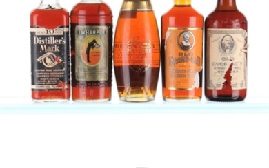 Mixed Case of Bourbon Whiskey - 1950's-1970's