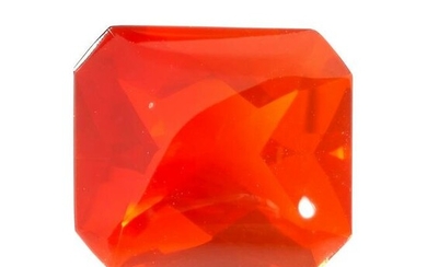 NO RESERVE - AN UNMOUNTED FIRE OPAL Faceted to the