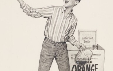 Norman Rockwell (1894-1978), Study for 'Orange Nip Boy (Future Leader)'