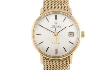 OMEGA - a 9ct yellow gold Genéve bracelet watch, 34mm.