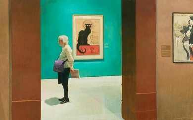 ORRITE (Madrid, 1981). â€œArt VII, Toulouse Lautrecâ€. Museum Series, 2020. Oil on canvas. Attach