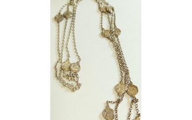 Ola Gorie sterling silver chain weighing 43g approx