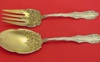 Old English by Towle Sterling Silver Salad Serving Set 2pc GW 9 1/2"