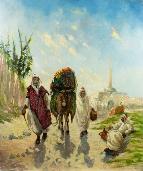Oriental painting Maroc 1909