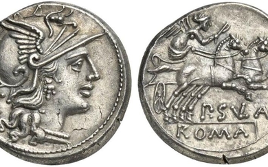 P. Cornelius Sulla, Denarius, Rome, 151 BC; AR (g 4,03;...