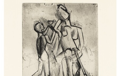 PABLO PICASSO (1881-1973), Deux Figures nues