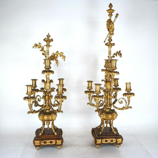 Pair 19th C. French Candelabra