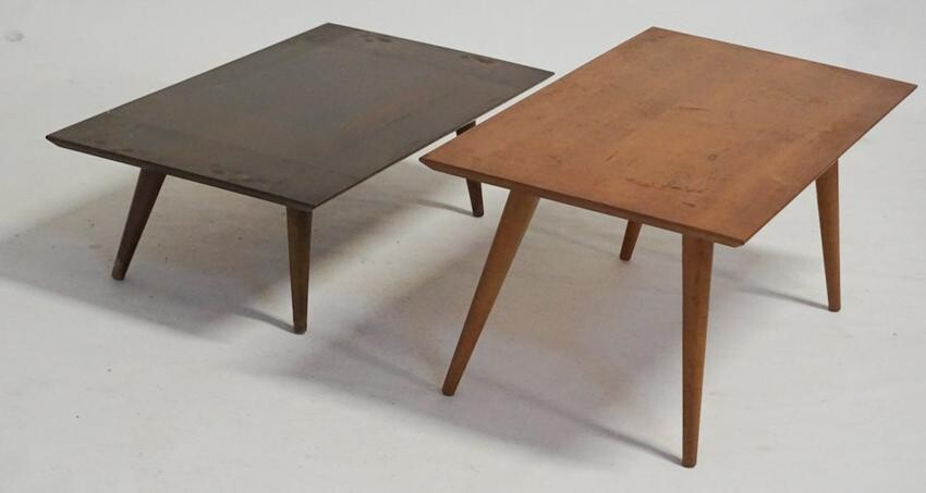 Pair Mid Century Modern Side Tables by Paul McCobb