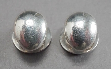 Pair of Elsa Peretti for Tiffany & Co Sterling Silver Bean Dress Studs
