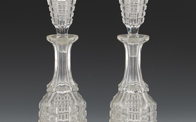 Pair of Leaded Crystal Decanters