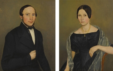 Pair of Portraits: Gentleman and Lady, Jacob Eichholtz
