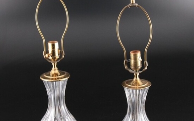 Pair of Waterford Crystal "Lismore" Lamps