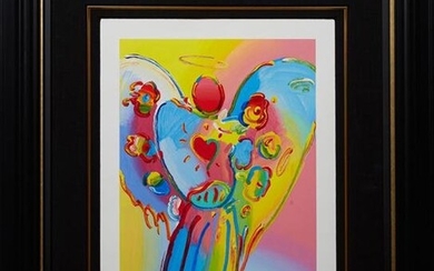 Peter Max (1937-, New York/Germany), "Angel with