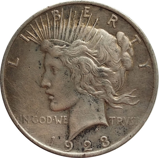Piece Dollar 1923, United States, Silver