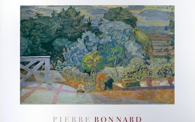Pierre Bonnard, The Terrace, Poster on foamcore