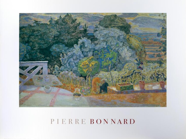 Pierre Bonnard, The Terrace, Poster on foamcore