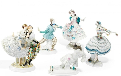 Porcelain figurines 'Russian Ballet'