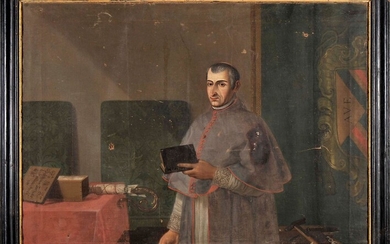 Portrait of D. Afonso Furtado de Mendonça - c. 1561-1630 - Rector of the University of Coimbra (1597), Bishop of Guarda, Bishop of Coimbra - Count of Arganil, Archbishop of Braga and Archbishop of Lisbon