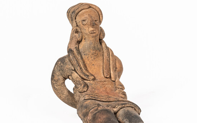 Pre-Columbian Pottery Reclining Figure