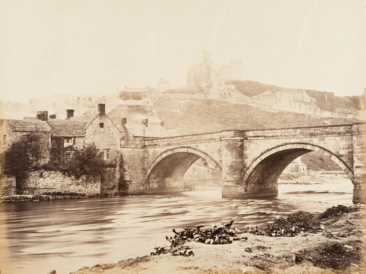 ROGER FENTON Castle and Bridge Yorkshire 1858