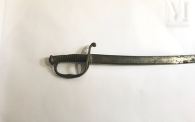 Restant de sabre d’Officier d’Infanterie, modèle 1821.