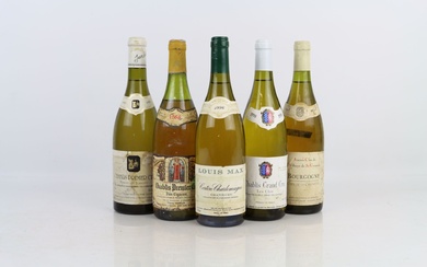 Réunion de 5 bouteilles de vins de Bourgogne... - Lot 237 - Alexandre Landre Beaune