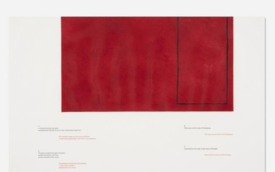 Robert Motherwell, Red 4-7 (from A la pintura)