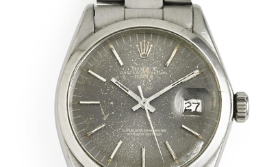 Rolex: A wristwatch of steel. Model Date, ref. 1500. Mechanical...