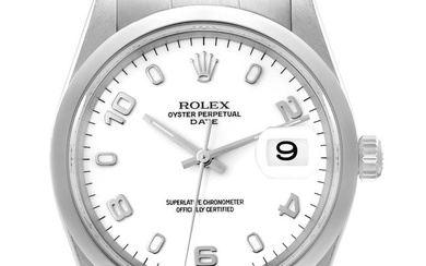 Rolex Date White Dial Oyster