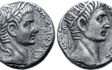 Roman Empire (Provincial). Tiberius (AD 14-37). BI Tetradrachm,Alexandria. Dated RY 7 = AD 20/1 - Divus Augustus