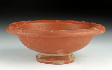 Roman North African Pottery Terra Sigillata Footed Bowl