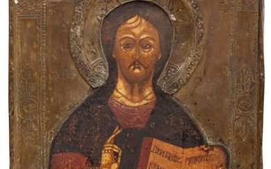Russia, Christ Pantokrator, Icon, First half 19th Century